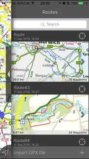 the broads maps offline iPhone Captures Décran 2