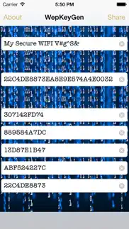 wep keys for wifi passwords iPhone Captures Décran 3