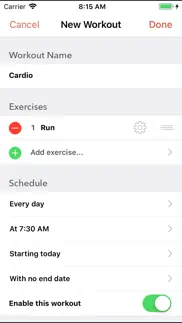 workout plan: fitness schedule айфон картинки 4