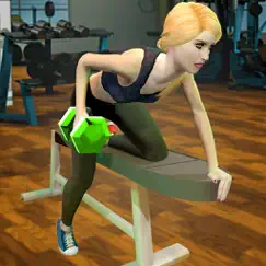 virtual gym girl fitness yoga logo, reviews