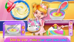 rainbow unicorn cake maker iphone images 2