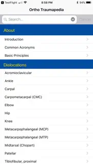 ortho traumapedia iphone capturas de pantalla 2