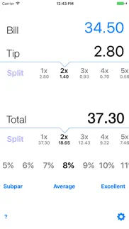 tip calculator 'tipping made easy' айфон картинки 2