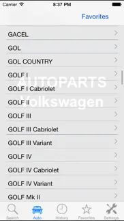 auto parts para volkswagen vw iphone capturas de pantalla 4