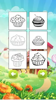 cute tasty cupcakes coloring book iphone images 2