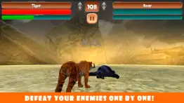 fighting tiger jungle battle iphone images 3