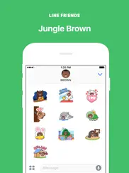 jungle brown - line friends ipad images 2