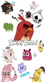 angry birds stickers iphone resimleri 4