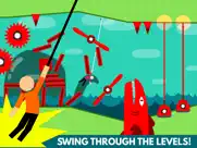 hanger world - rope swing game ipad images 1