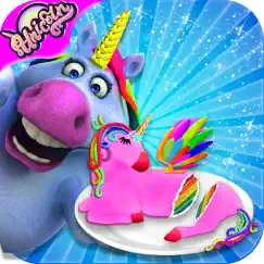 fat unicorn cooking pony cake logo, reviews