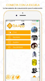 tokapp school iphone capturas de pantalla 1