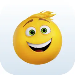 the emoji movie stickers logo, reviews