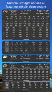 simple weather widget iphone resimleri 2