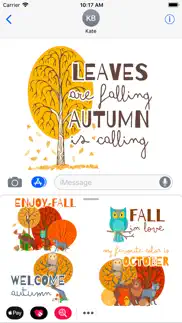 hello autumn fall time sticker iphone images 2