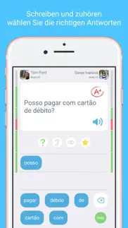 portugiesisch lernen mit lingo iphone bildschirmfoto 2