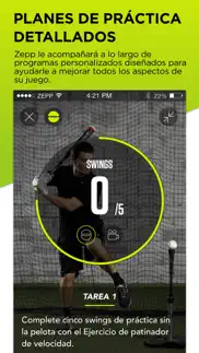zepp baseball iphone capturas de pantalla 2