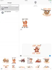 sloth emoji and stickers ipad images 1