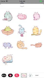 cute cats sticker collection iphone images 4