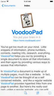 voodoopad iPhone Captures Décran 1