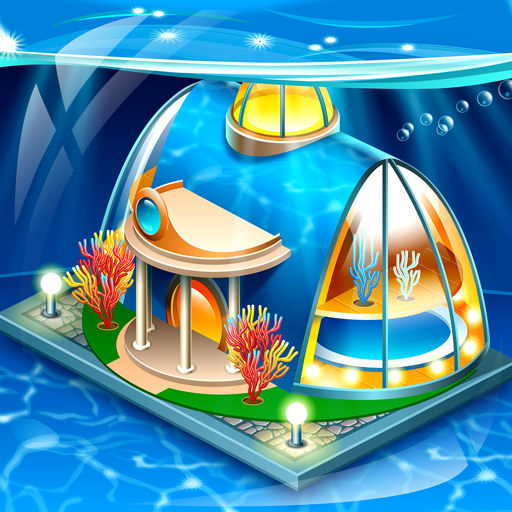 aquapolis - city building game logo, reviews