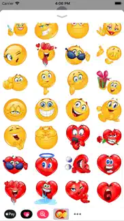 i love you emoji stickers iPhone Captures Décran 3