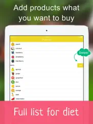 adkins app diet shopping list food checker planner ipad images 1