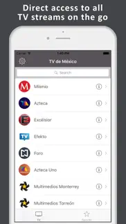 tv de méxico: tv mexicana live iphone images 1