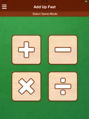 add up fast - subtraction math ipad images 1