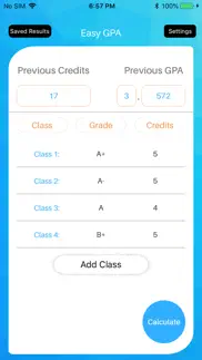 easy gpa calculator iphone images 2