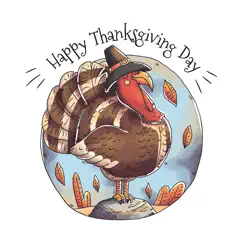 thanksgiving watercolor set logo, reviews