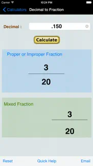 decimal to fraction converter+ iphone images 1