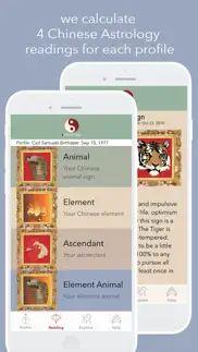 iyinyang chinese astrology iphone capturas de pantalla 2