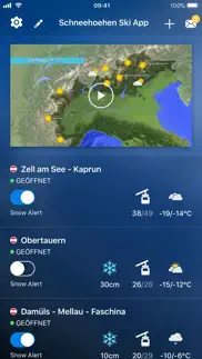 schneehoehen ski app pro iphone bildschirmfoto 1