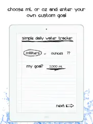 simple daily water tracker ipad images 3
