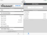 my weekly budget+ (mywb+) ipad images 4
