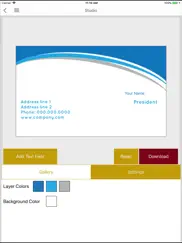 easy business card maker ipad images 3