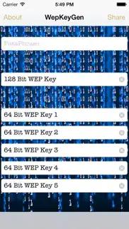 wep keys for wifi passwords iPhone Captures Décran 1
