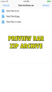 unrar - rar zip file extractor iphone images 2