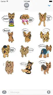 yorkshire terrier dog dogmoji iphone images 3