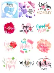 watercolor happy mothers day ipad resimleri 1