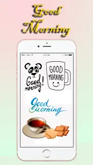 good morning stickers pack iphone images 1