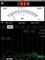 splnfft noise meter iPad Captures Décran 2
