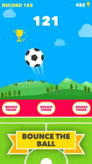 bounce finger soccer iphone bildschirmfoto 1
