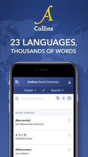 collins world dictionary iphone capturas de pantalla 1