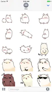 animated little alpaca sticker iphone images 2