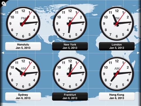 dünya saati (news clocks) ipad resimleri 1