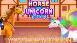 horse and unicorn caring iphone images 1