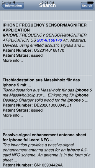 patent searcher iphone resimleri 2