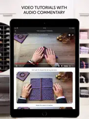 pocket square folds iPad Captures Décran 3