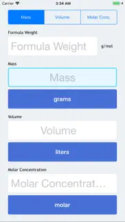 molarity calculator iphone images 2